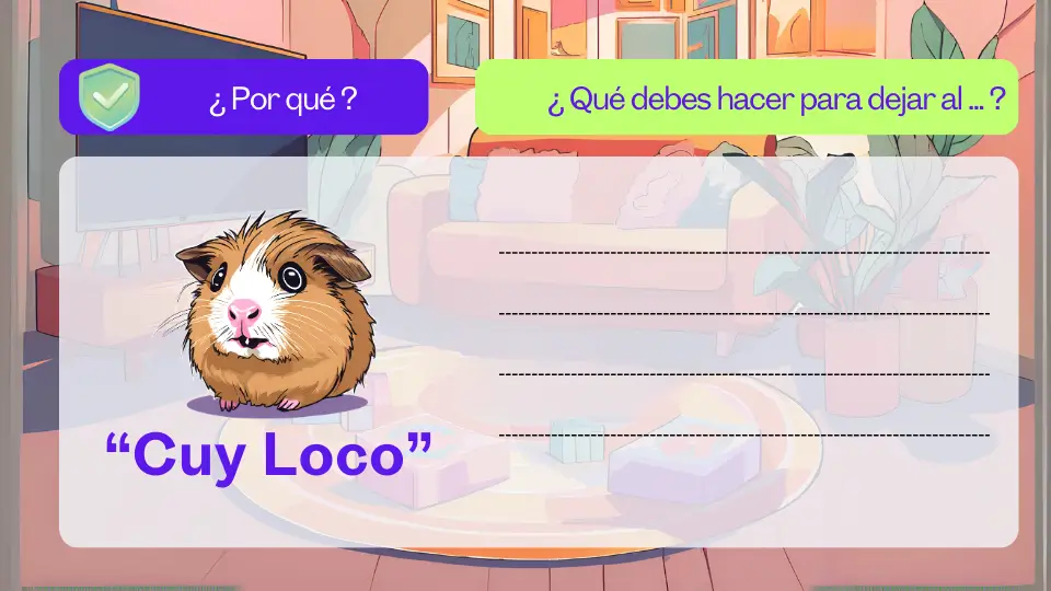 ¿Qué debes hacer para dejar de estar como el Cuy Loco?